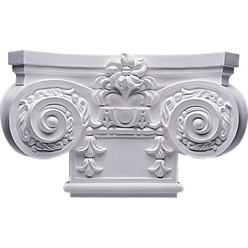 CAP16X10X04EM 16-7/8"W x 10-1/4"H Small Empire Capital with Necking(Fits Pilasters up to 7-3/4"W x 3/4"D)