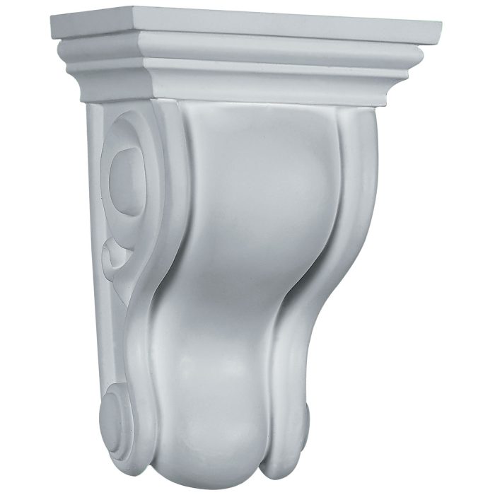 COR04X06X03TR 4-3/4"W x 3-1/2"D x 6-3/4"H Traditional Curved Corbel