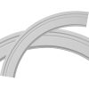 CR29MO 29-3/4"OD x 23-3/4"ID x 3"W x 3/8"P Monique Ceiling Ring (1/4 of complete circle)