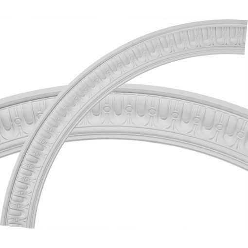 CR55SQ 55"OD x 46-3/4"ID x 4-1/8"W x 1-1/8"P Sequential Ceiling Ring (1/4 of complete circle)