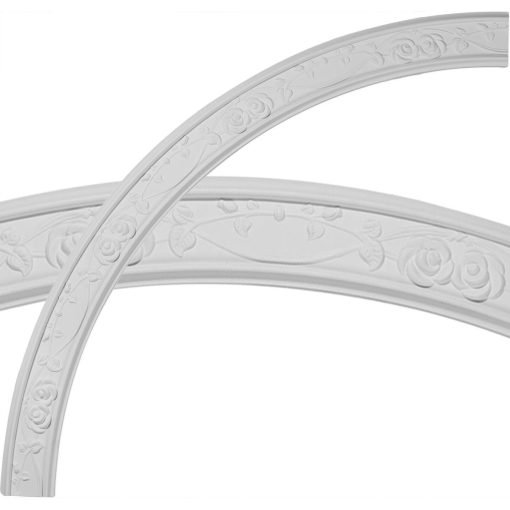 CR59FL 55-3/4"OD x 52-1/4"ID x 3-1/4"W x 3/4"P Flower Ceiling Ring (1/4 of complete circle)