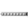 CHA02X01CI 2-3/8"H x 5/8"P,96"L,(1-7/8" Repeat),Carrillo Chair Rail