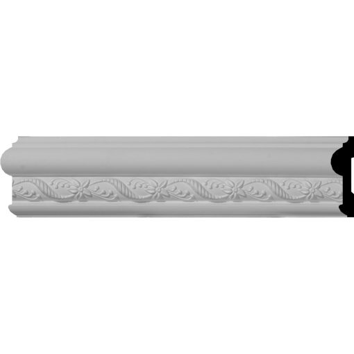 CHA03X01LE 3"H x 7/8"P x 96"L (3" Repeat) Leaf Twist Chair Rail