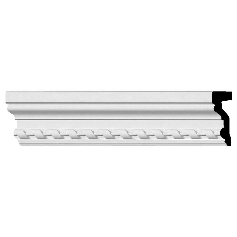 CHA04X01RO 4-1/4"H x 1-1/2"P x 94-1/8"L (1-1/4" Repeat) Rope Chair Rail