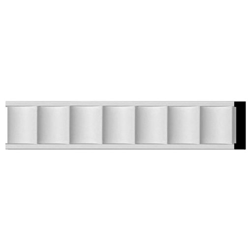 CHA03X01LY 3"H x 5/8"P x 94-1/2"L Lyon Fluted Chair Rail