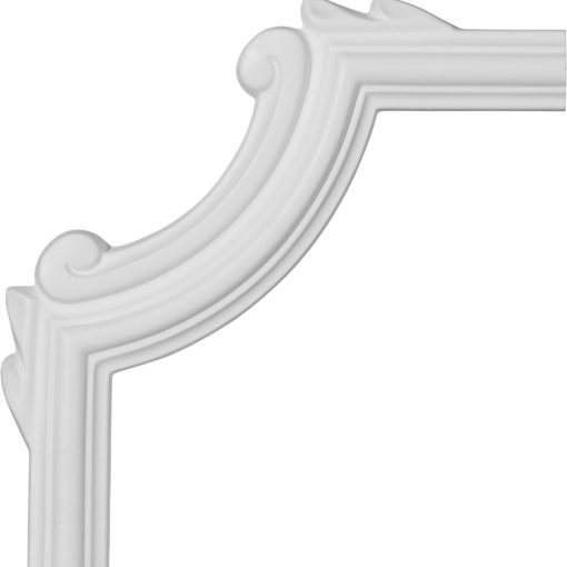 PML06X06BR 6-1/2"H x 6-1/2"W,Bradford Wave Panel Molding Corner