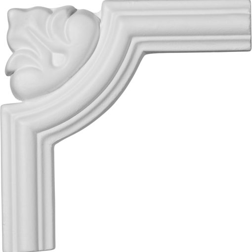 PML04X04BR 4-1/8"H x 4-1/8"W,Bradford Leaf Panel Molding Corner