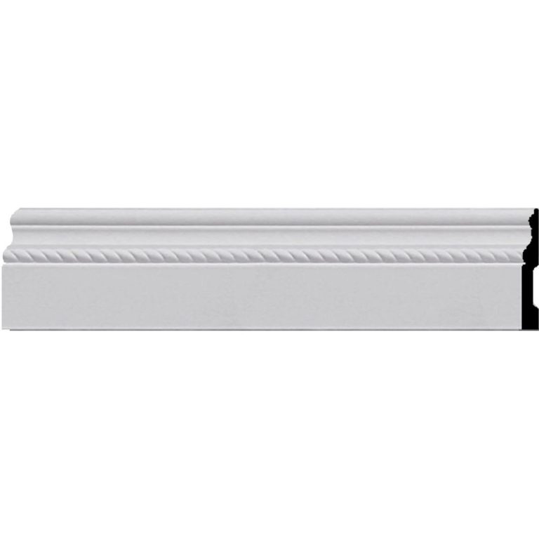 BBD04X01OS 4-1/2"H x 5/8"P x 96"L Oslo Rope Baseboard Molding