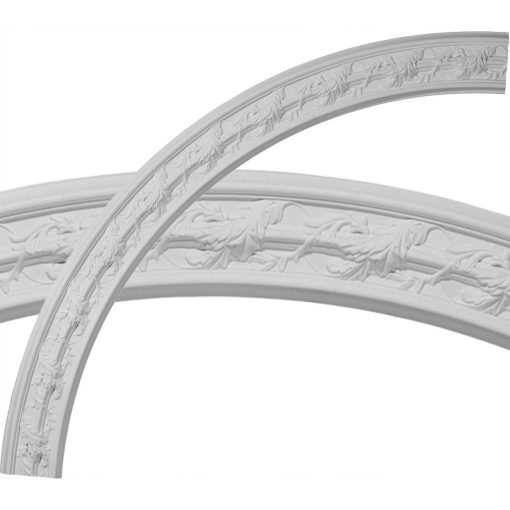 CR67SO 66-3/4"OD x 58"ID x 4-3/8"W x 1"P Southampton Acanthus Leaf Ceiling Ring (1/4 of complete circle)