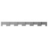 MLD04X01DE 4-3/8"W x 1-1/4"P x 4-3/8" T/S x12"" Length Dentil Block Molding (12inch Sample)-1