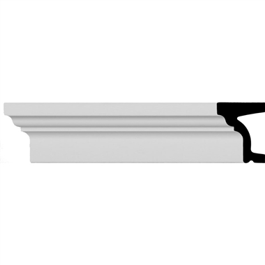 MLD05X04ST 4"H x 4"P x 94-1/2"L Standard Molding
