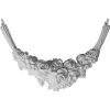 ONL18X12RO 18-1/4"W x 12"H x 2-1/8"P Rose Swag Onlay