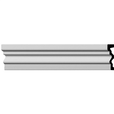 PML06X02PN-2 6"H x 1-5/8"P x 94-1/2"L Panel Molding