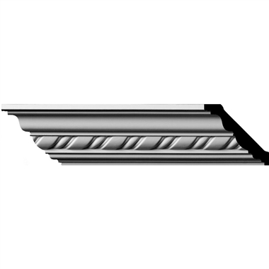 MLD03X03X04CL 2-7/8"H x 2-3/4"P x 3-7/8"F x 96"L,(1-5/8" Repeat) Classic Twist Crown Molding
