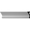 MLD05X02X08SE 5-1/2"H x 2"P x 7-5/8"F x 96"L Seville Smooth Molding