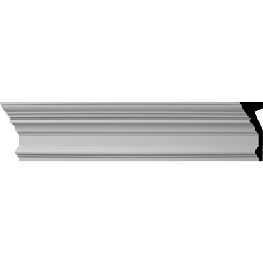 MLD05X02X08SE 5-1/2"H x 2"P x 7-5/8"F x 96"L Seville Smooth Molding