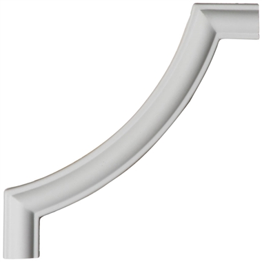 PML06X06TR 6"W x 6"H x 3/8"P Traditional Panel Molding Corner