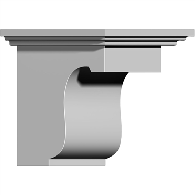 BKT04X06X06LE 4"W x 6"D x 6"H Legacy Bracket