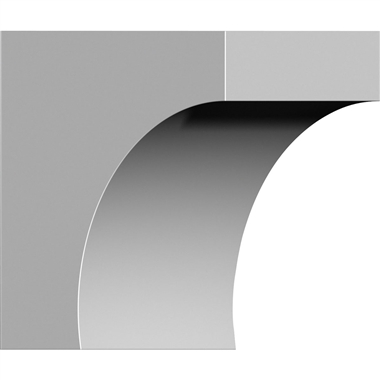 BKT05X07X07ST 5"W x 7-1/4"D x 7-1/4"H Stockport Bracket