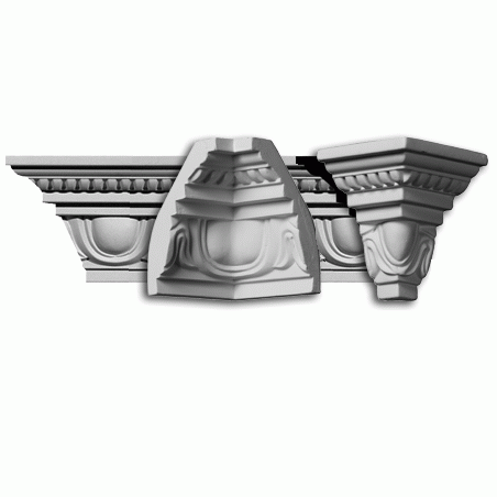 Miterless Matching Corner Blocks For MLD04X03X05ED Crown Molding