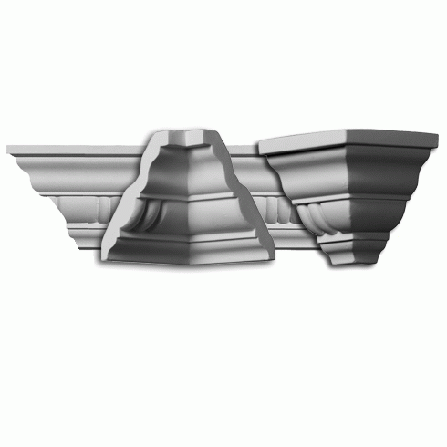 Miterless Matching Corner Blocks For MLD03X02X04GO Crown Molding