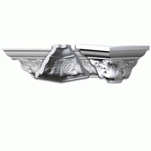 Miterless Matching Corner Blocks For MLD03X03X04LE Crown Molding