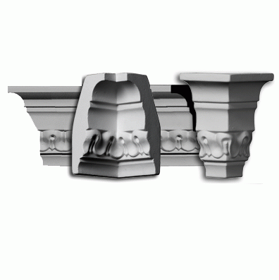 Miterless Matching Corner Blocks For MLD03X01X03BE Crown Molding