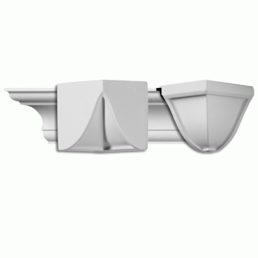 Miterless Matching Corner Blocks For MLD02X02X03JE Crown Molding