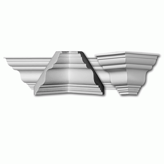 Miterless Matching Corner Blocks For MLD03X03X05DU Crown Molding