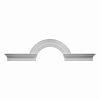 AR36X10MFL108 ARCH, Fypon 10" Decorative W/Flankers 36" ID x 28" H x 108" W
