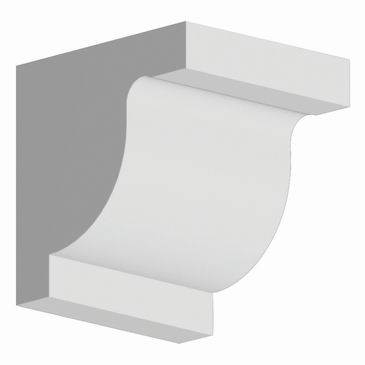 Fypon BKT10X10X9 Smooth Cove Arch Bracket