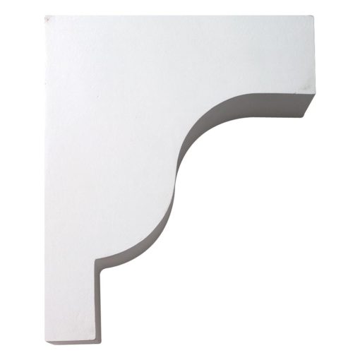 Fypon BKT10X12X4 Smooth Plain Cove Arch Bracket