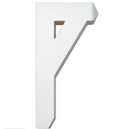 Fypon Post BKT12X24X3 Smooth Corbel Bracket