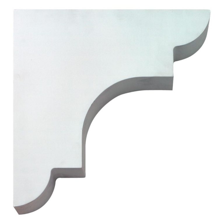 Fypon Plain BKT13X13X3 Smooth Cove Arch Bracket