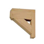 Fypon BKT14X16X3.5S Stainable Rustic Bracket