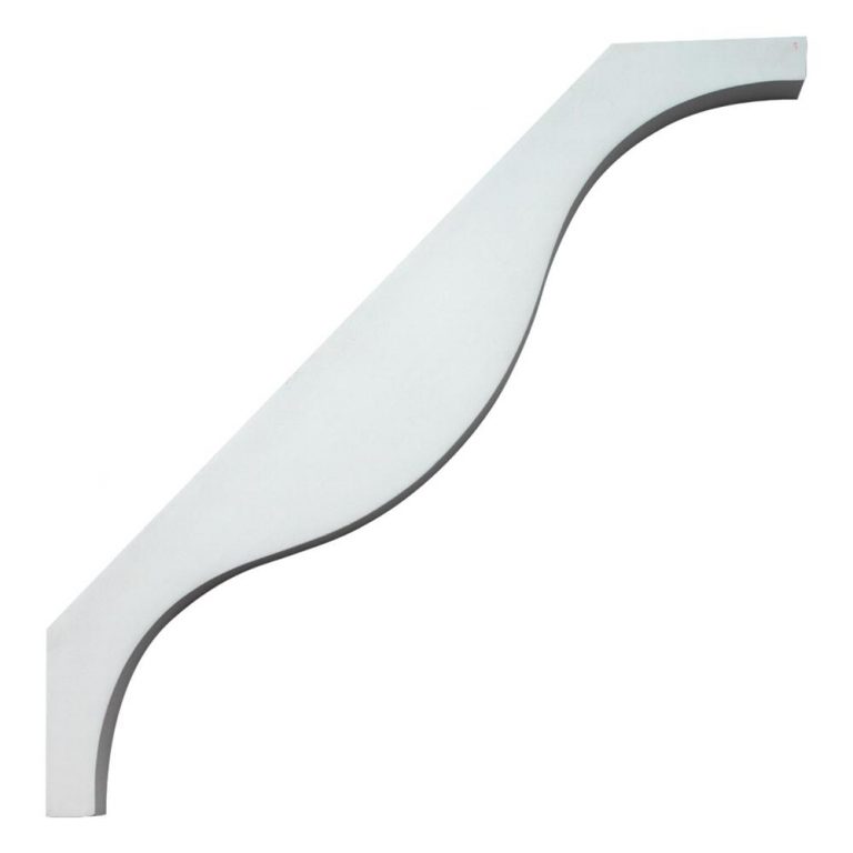 Fypon BKT22X22 Smooth Knee Brace Angle Bracket