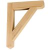 Fypon BKT24X18X4S Corbel Timber Stainable Rustic Bracket