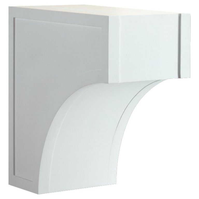 Fypon BKT24X24X12 Smooth Cove Arch Recessed Bracket