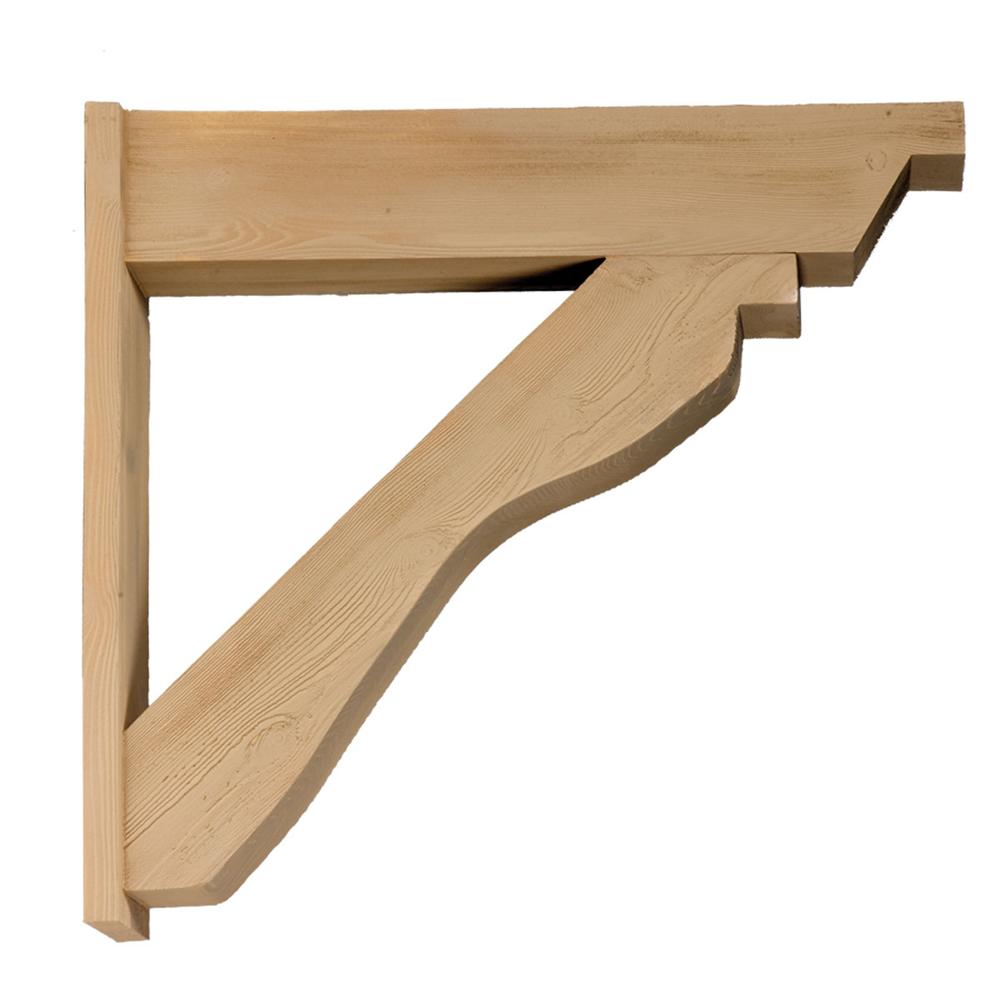 Fypon Stainable BKT32X31X5S Standard Woodgrain Rustic Bracket