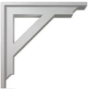 Fypon BKT40X40 Smooth Decorative Post Bracket