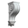 Fypon BKT7X16 Decorative Carved Spiral Bracket
