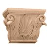 9-1/2"W x 3-1/8"D x 7-5/8"H Chesterfield Wood Capital
