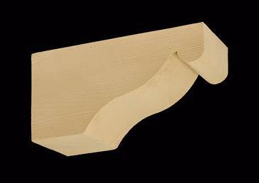 Fypon COROG15X7S Smooth Stainable Rustic Corbel