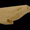 Fypon COROGA15X7S Standard Woodgrain Stainable Rustic Corbel