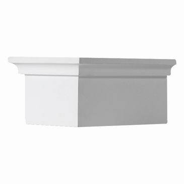 Fypon DTLB4X5X8 Smooth Decorative Horizontal Dentil Block