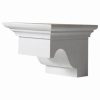 Fypon DTLB4X6X6 Smooth Decorative Sculptured Dentil Block