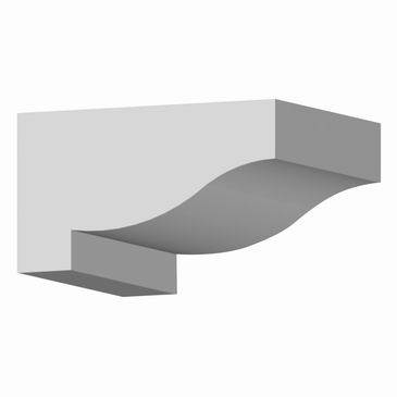 Fypon DTLB4X6X7 Smooth Assorted Dentil Block