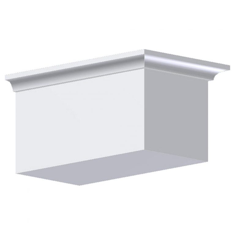 DTLB5X6X10 DENTIL BLOCK, Fypon 5-7/8" W X 4-3/4" H X 9-1/2" P
