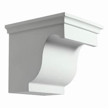 Fypon DTLB9X8X8 Decorative Sculptured Dentil Block