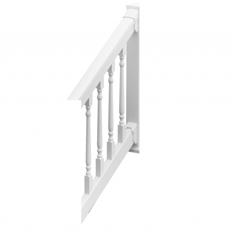 Colonial QuickRail STAIR Rail Kits [WHITE]